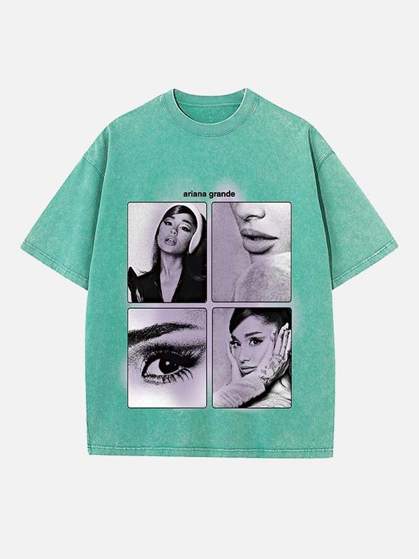Ariana Grande Print Round Neck T-shirt
