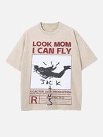 Travis Scott Print Round Neck T-shirt