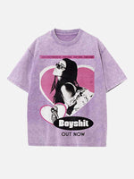Madison Beer Print Round Neck T-shirt