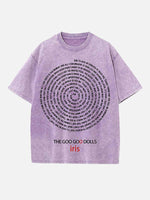 The Goo Goo Dolls Print Round Neck T-shirt