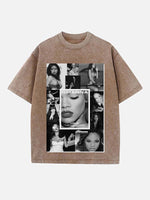 Rihanna Print Round Neck T-shirt