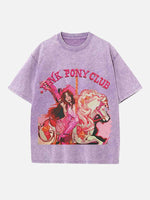 Chappell Roan Print Round Neck T-shirt