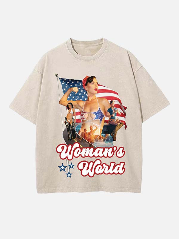 Katy Perry Print Round Neck T-shirt