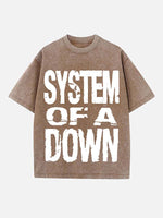 System of a Down Print Round Neck T-shirt