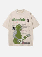 Dominic Fike Print Round Neck T-shirt