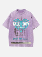Fall Out Boy Print Round Neck T-shirt
