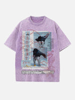 Dominic Fike Print Round Neck T-shirt