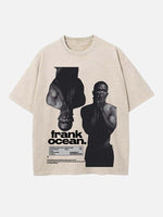 Frank Ocean Print Round Neck T-shirt