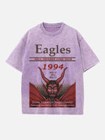 Eagles Print Round Neck T-shirt