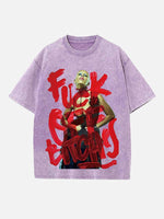 Doja Cat Print Round Neck T-shirt