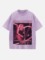Sabrina Carpenter Print Round Neck T-shirt