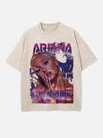 Ariana Grande Print Round Neck T-shirt