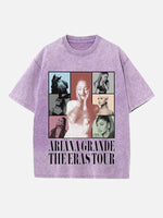 Ariana Grande Print Round Neck T-shirt