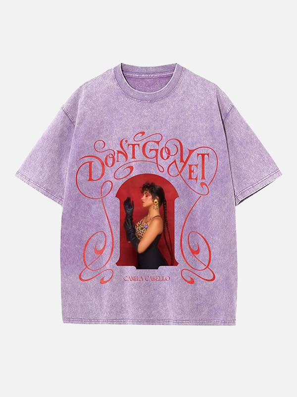 Camila Cabello Print Round Neck T-shirt