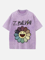 J Balvin Print Round Neck T-shirt