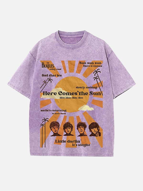 The Beatles Print Round Neck T-shirt