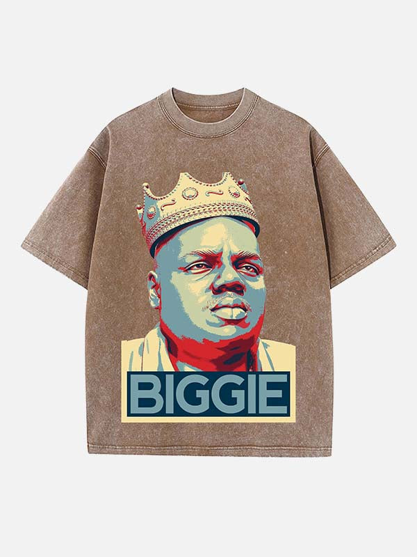 The Notorious B.I.G. Print Round Neck T-shirt