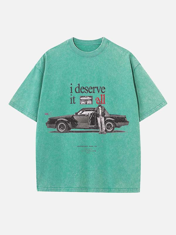 Kendrick Lamar Print Round Neck T-shirt