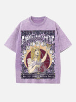 Fleetwood Mac Print Round Neck T-shirt