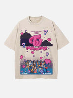 TWICE Print Round Neck T-shirt