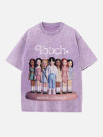 KATSEYE Print Round Neck T-shirt