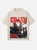 Charli xcx Print Round Neck T-shirt