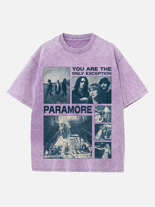 Paramore Print Round Neck T-shirt