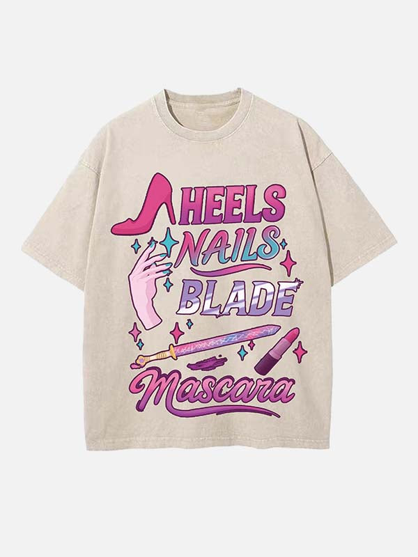 HUNTR/X Print Round Neck T-shirt