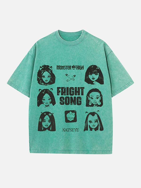 KATSEYE Print Round Neck T-shirt