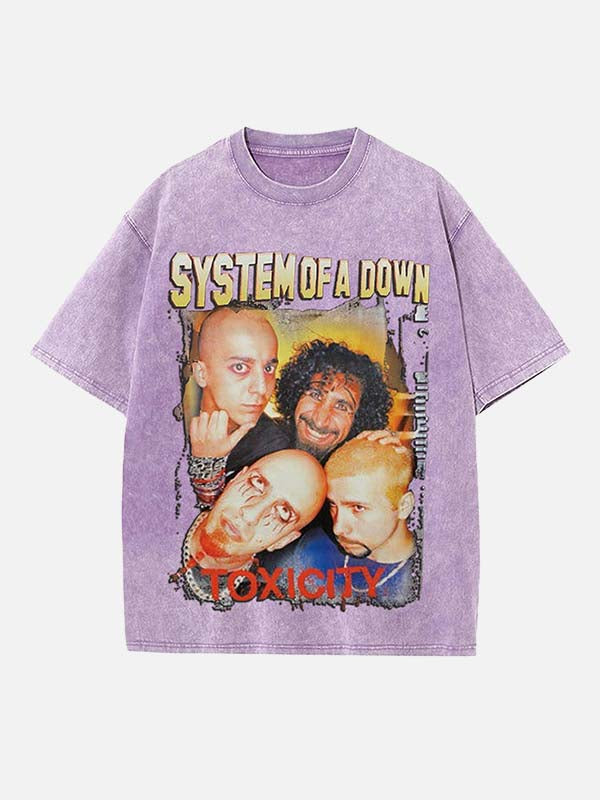 System of a Down Print Round Neck T-shirt