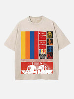 ABBA Print Round Neck T-shirt