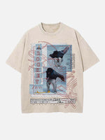 Dominic Fike Print Round Neck T-shirt