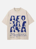 NewJeans Print Round Neck T-shirt