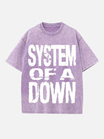 System of a Down Print Round Neck T-shirt