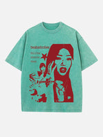 Beabadoobee Print Round Neck T-shirt