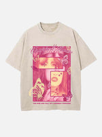 Chappell Roan Print Round Neck T-shirt
