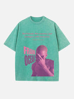 Frank Ocean Print Round Neck T-shirt