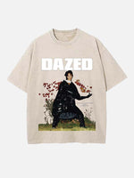 Rihanna Print Round Neck T-shirt