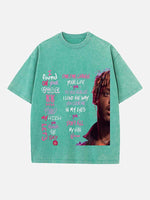 Juice WRLD Print Round Neck T-shirt