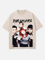 Paramore Print Round Neck T-shirt