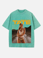 Tate McRae Print Round Neck T-shirt
