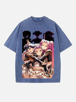 HUNTR/X Print Round Neck T-shirt