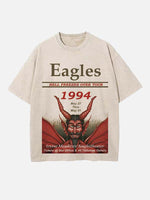 Eagles Print Round Neck T-shirt