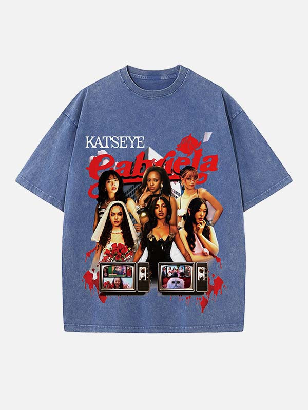 KATSEYE Print Round Neck T-shirt