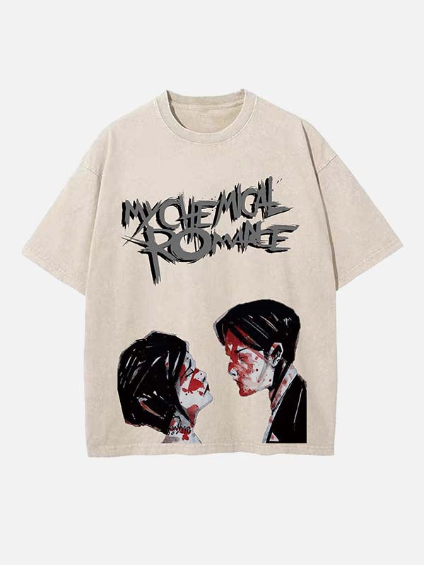 My Chemical Romance Print Round Neck T-shirt