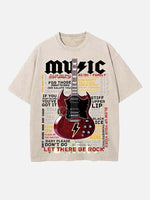 AC/DC Print Round Neck T-shirt