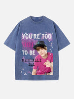Justin Bieber Print Round Neck T-shirt