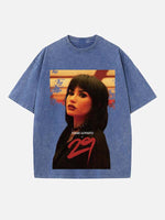 Demi Lovato Print Round Neck T-shirt