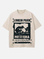 Linkin Park Print Round Neck T-shirt
