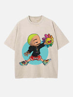 J Balvin Print Round Neck T-shirt